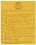 Moe Howard's Handwritten & Signed Comedy Sketch for an Episode of ''The New Three Stooges'' -- Manuscript Spans Over 10 Pages